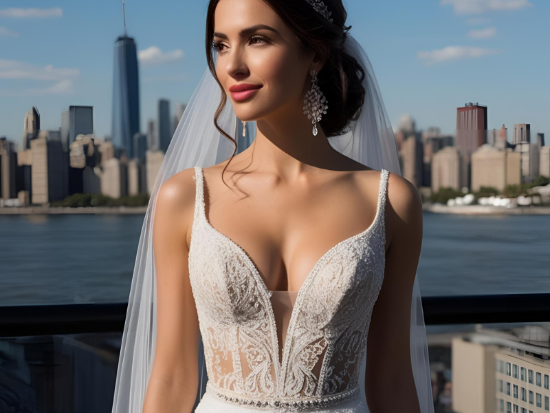 Sposa truccata in stile naturale, esempio di risultato del corso trucco sposa a Torino