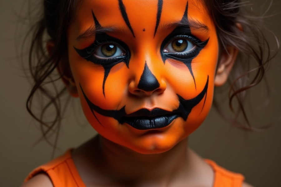 Bambina con trucco professionale di truccabimbi – Corso Facepainting Studio Alma Torino