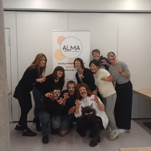 alunni di un corso base di truccabimbi a Torino Studio Alma